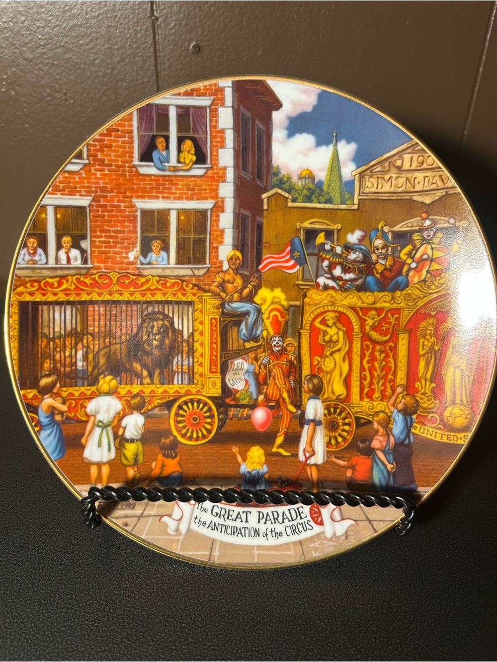 Vintage Ringling Bros. and Barnum & Bailey "The Great Parade" Collector Plate